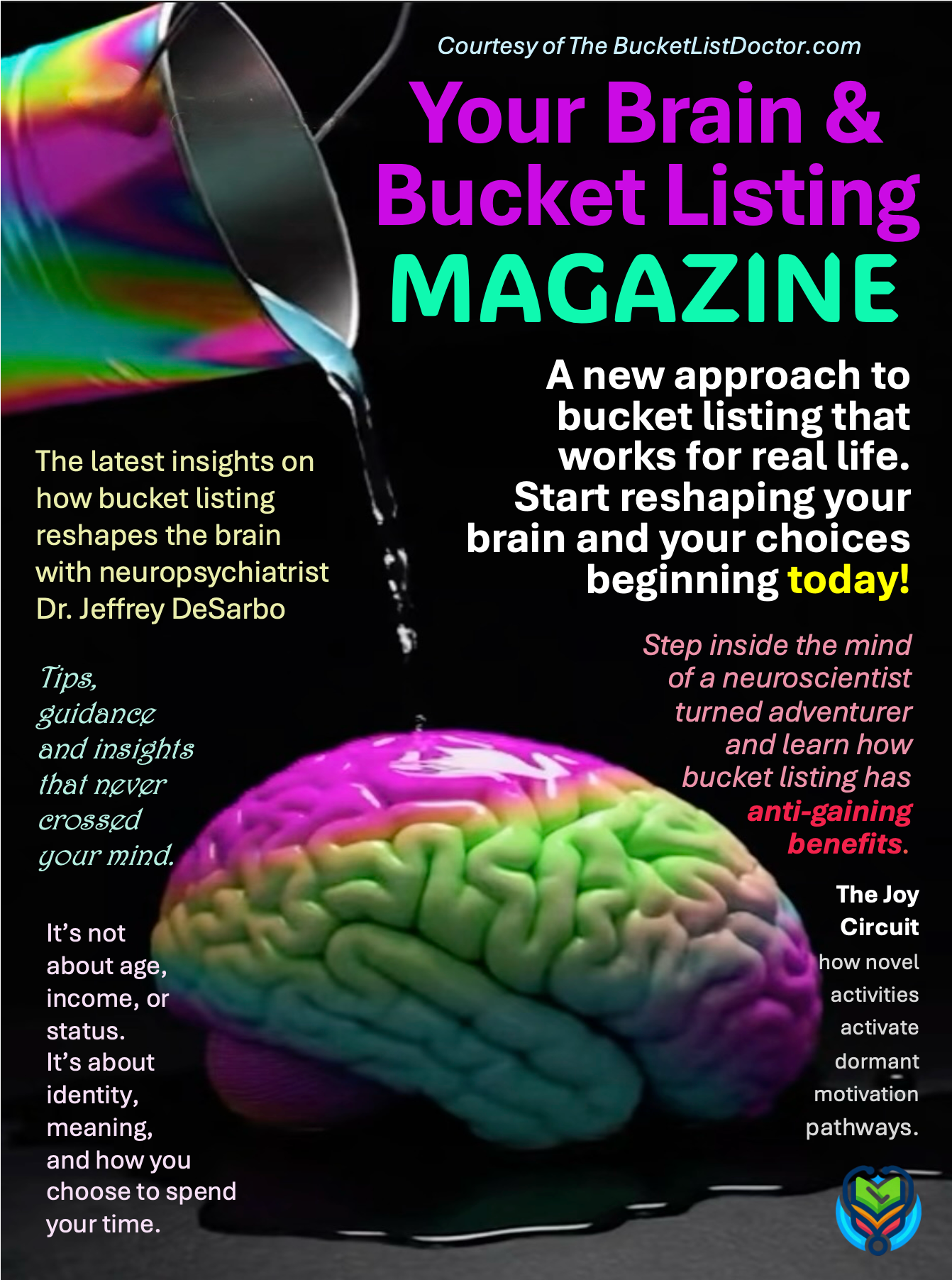 Your Brain & Bucket Listing Magazine